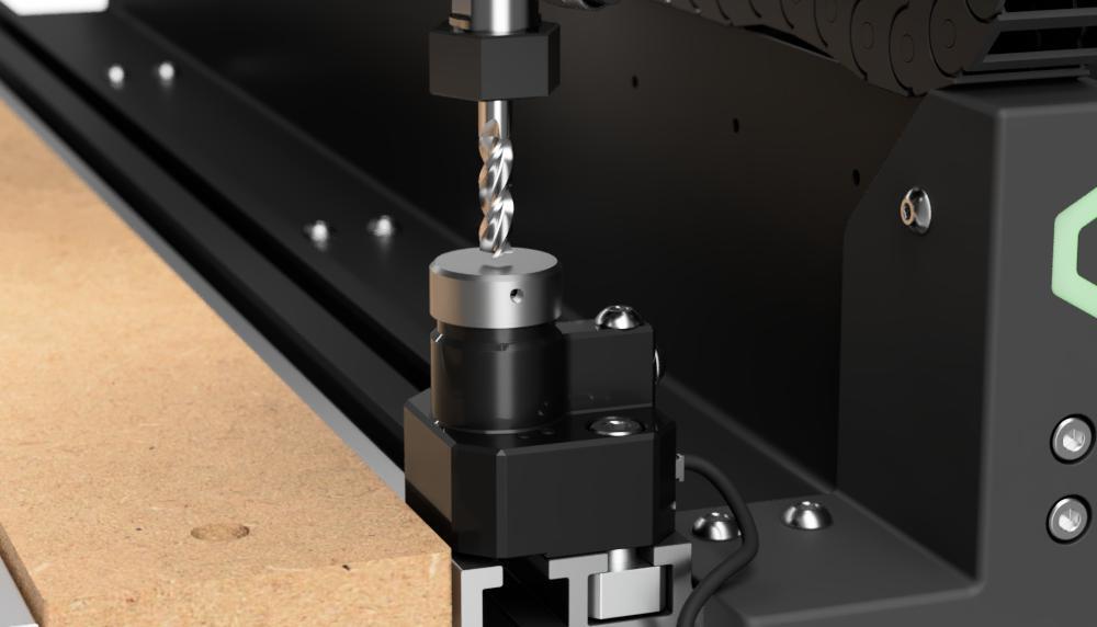 BitSetter with cutter above it